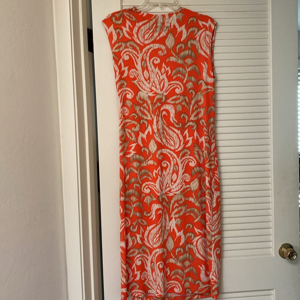 Clara Sunwoo Butter Knit - Side Slit Midi Dress - Paisley Lotus - Picture 14 of 16